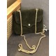 sac main cuir irisé