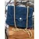sac main cuir irisé