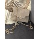 sac main cuir irisé