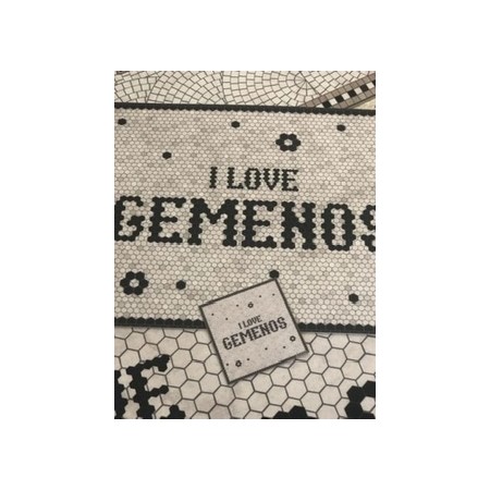 Tapis rectangle Gémenos Mon amour / I Love GEMENOS