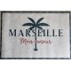 Tapis rectangle Marseille mon Amour