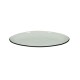 Service de 4 Assiettes à dessert porcelaine blanche liseré noir