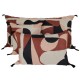 Coussin lin noisette impression abstraite - Harmony