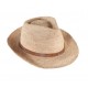 chapeau raphia naturel