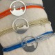 Bracelet cordon double tour Médaille Bonne Mère