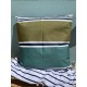 Grand coussin imprimés bronze vert rayures Harmony