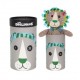 Peluchs Animaux Deglingos LION Grande en boite Cadeau