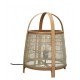 Lampe de table Lin Naturel et Bambou