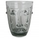Verres à eau Striés couleur grise