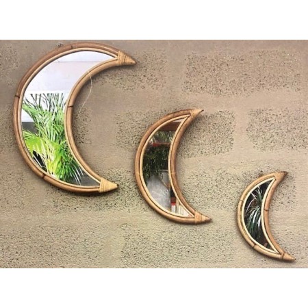 Miroirs Lune Bambou