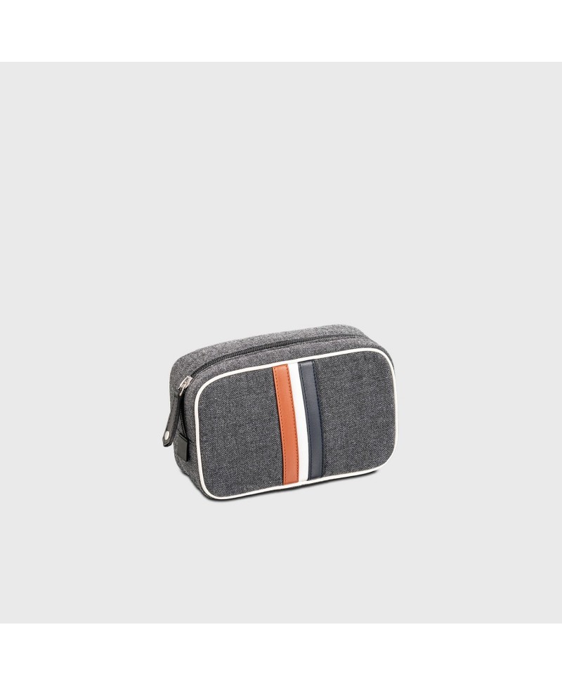 Petite Trousse de toilette Homme Vintage Sport 24h matériau Upcyclé