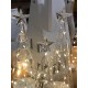 Sapin verre transparent Led