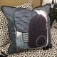 Coussin velours Géométrique