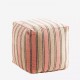 Pouf in & out gonflable rayures transat