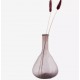 Vase haut beige 12x34 cm