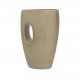 Vase asymétrique vert d'eau