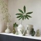 Vase asymétrique vert d'eau