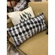 Coussin Bali Tie&Dye Noir 30x60cm Bed and Philosophy