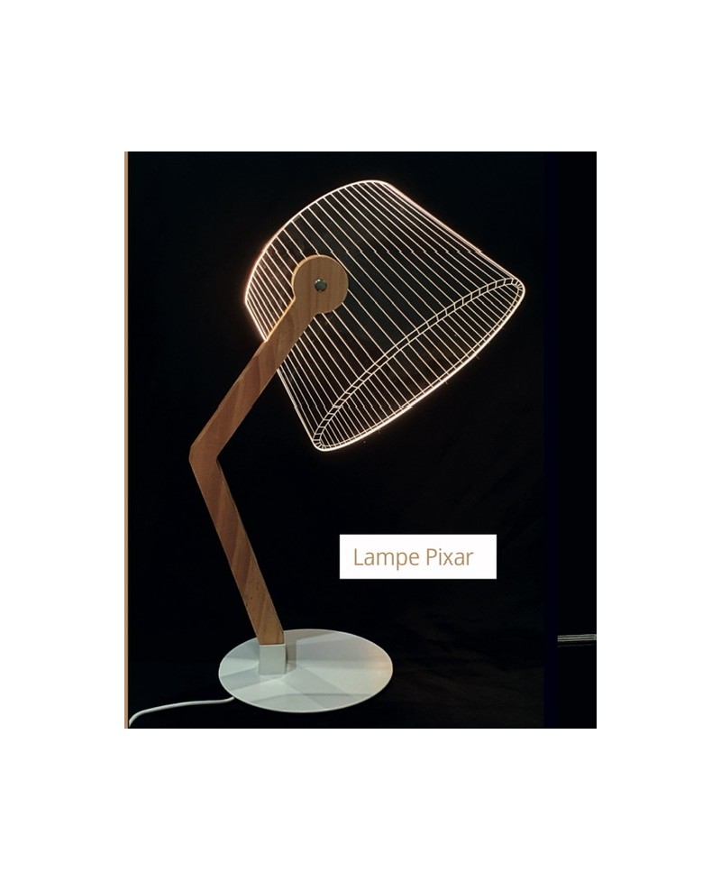 Lampe de chevet ou bureau LED design en rondeur