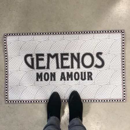 Tapis rectangle Gemenos mon Amour