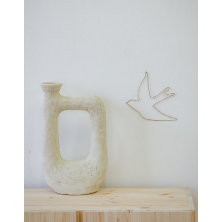 Oiseau en fils de laiton Création Artisanale