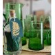 6 verres Beldi verre vert - Maroc