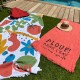 Fouta coton imprimés " Fruit de la Passion "