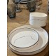 Assiettes plates céramique ligne Garlabanée vert dégradé Les Petites choses