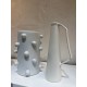 Vase Anse blanc céramique 
