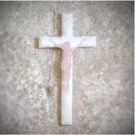Croix en cire bicolores - Ciergerie de Prémontrés
