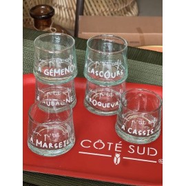 Verre à vin strié corail - JOME