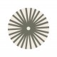 Set de Table PVC Rond oeil Bleu