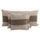 Coussin 100% Lin bicolore