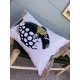 Coussin outdoor frangé Poisson ou Femme africaine - Pôdevache