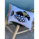 Coussin outdoor frangé Poisson ou Femme africaine - Pôdevache