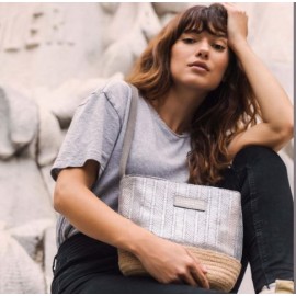 sac porté travers jute et lame