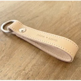 Porte Clef Maman D'amour Cuir