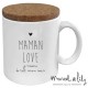 Mug "Maman Love, ou Papa Love,, je t’aime de tout on coeur" - Marcel & Lily