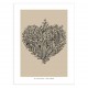 Affiches COEUR VÉGÉTAL 30x40 encadrées