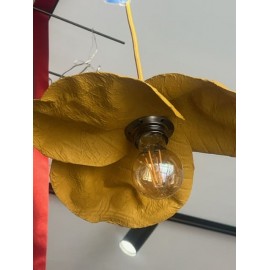 White Label E27 Lampe Plafond Double Usage petit ventilateur et