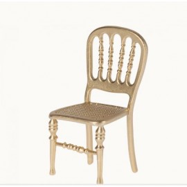 Chaise salle à manger dorée pour souris Maileg