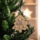 Décoration de Noël en bois à personnaliser avec son kit de lettres et symboles