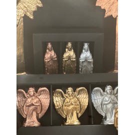 Coffret 3 mini anges Gabriel en cire - Ciergerie de Premontré