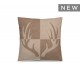 Coussin velours Cerf